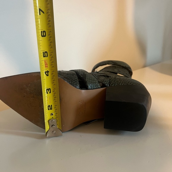 Chloé Rylee Cut Out Boot in Python Green - Picture 13 of 14